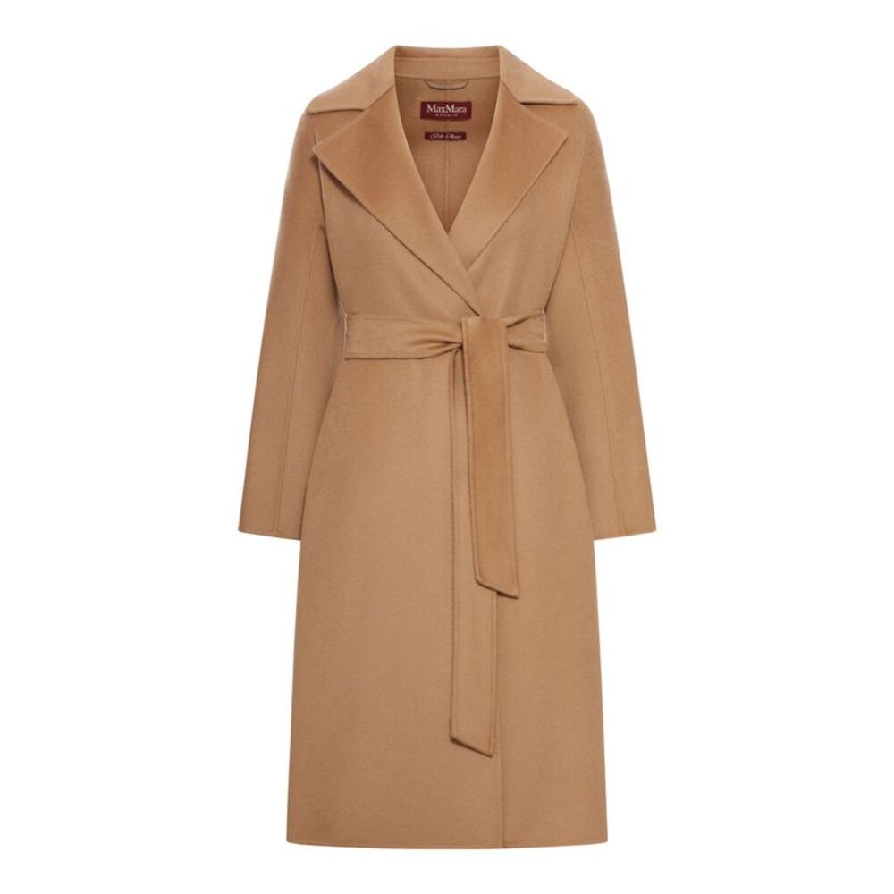 Max Mara Studio Women Cashmere Coat With Belt